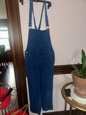 Guess Classic Denim Overalls - Deep Blue
